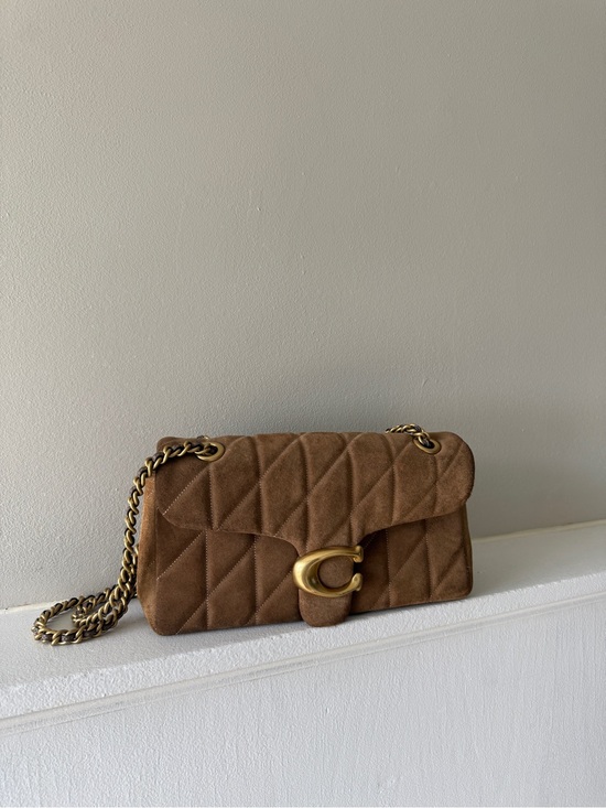 Handbags - coach tabby 26 in suede